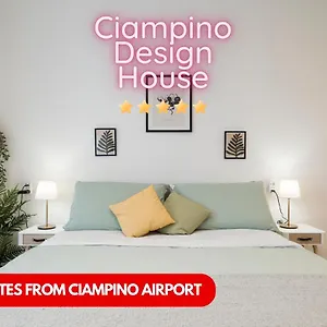 Casa Design Con A/c E Wifi_7 Minuti Aeroporto Ciampino